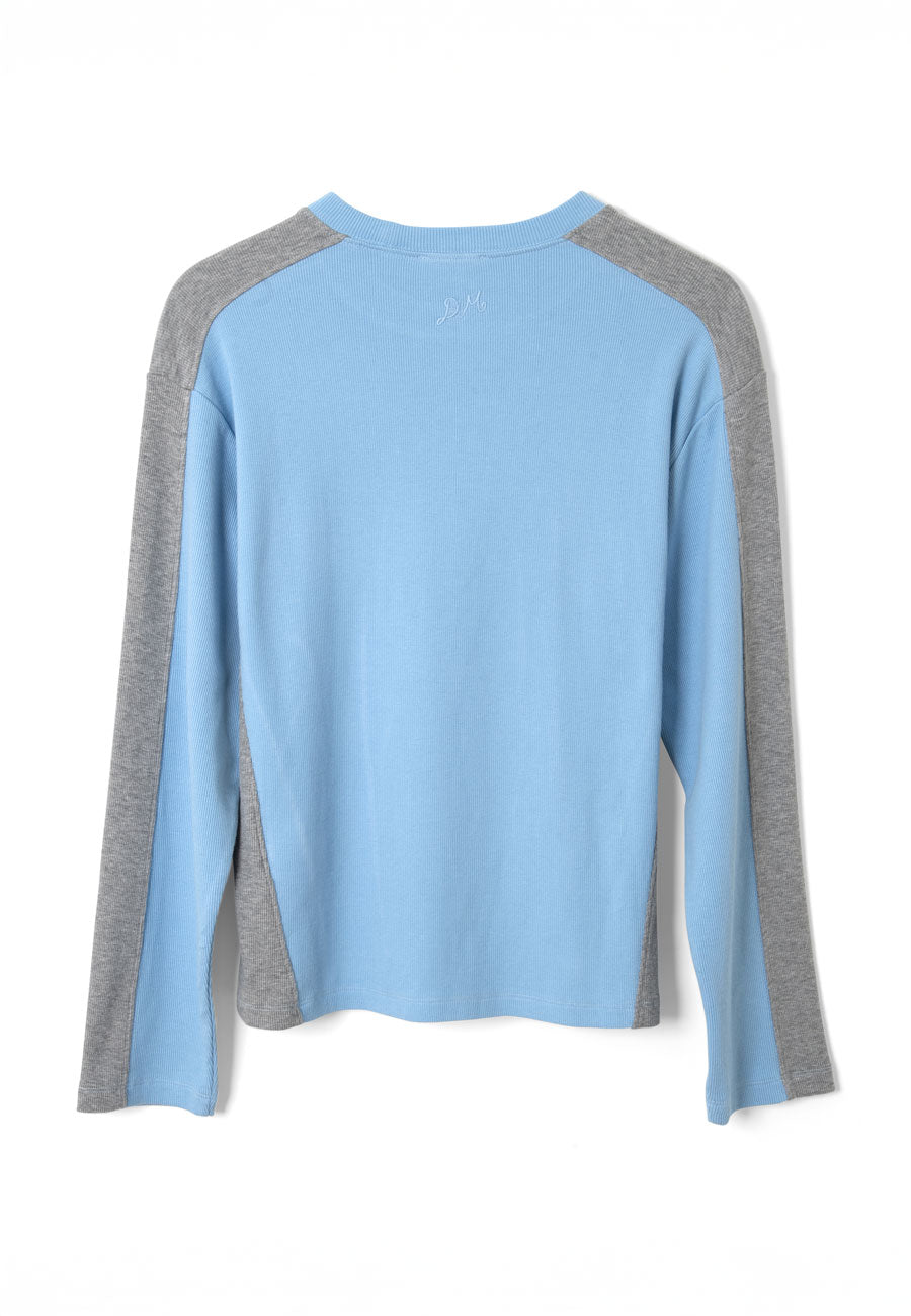 Damson Madder Romey LS Tee Blue
