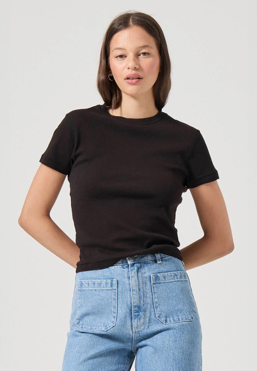 Rolla's Classic Tee Washed Black
