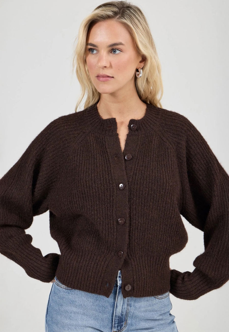 Rolla's Duchess Cardigan Chocolate