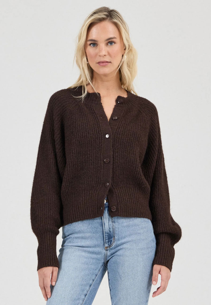 Rolla's Duchess Cardigan Chocolate