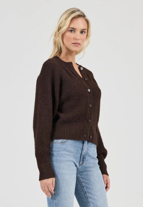 Rolla's Duchess Cardigan Chocolate