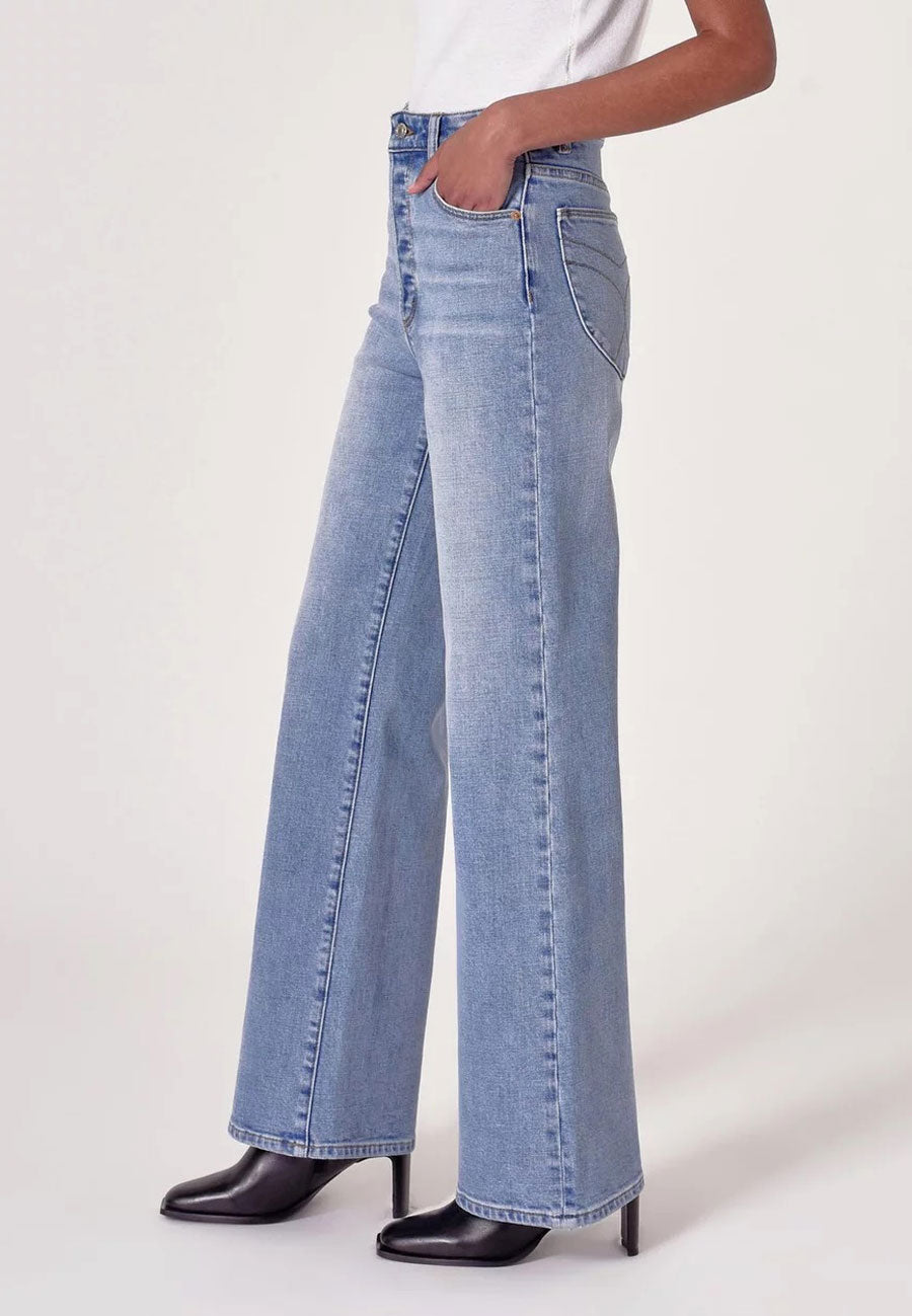 Rolla's Sailor Scoop Long Jean Lennon Blue
