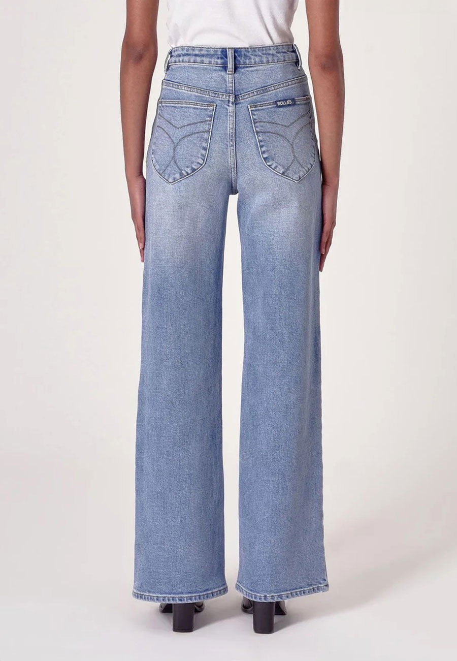 Rolla's Sailor Scoop Long Jean Lennon Blue