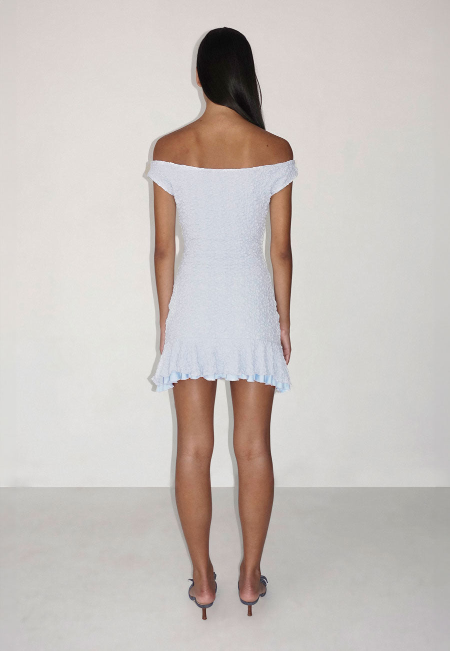 Ownley Samara Mini Dress Baby Blue