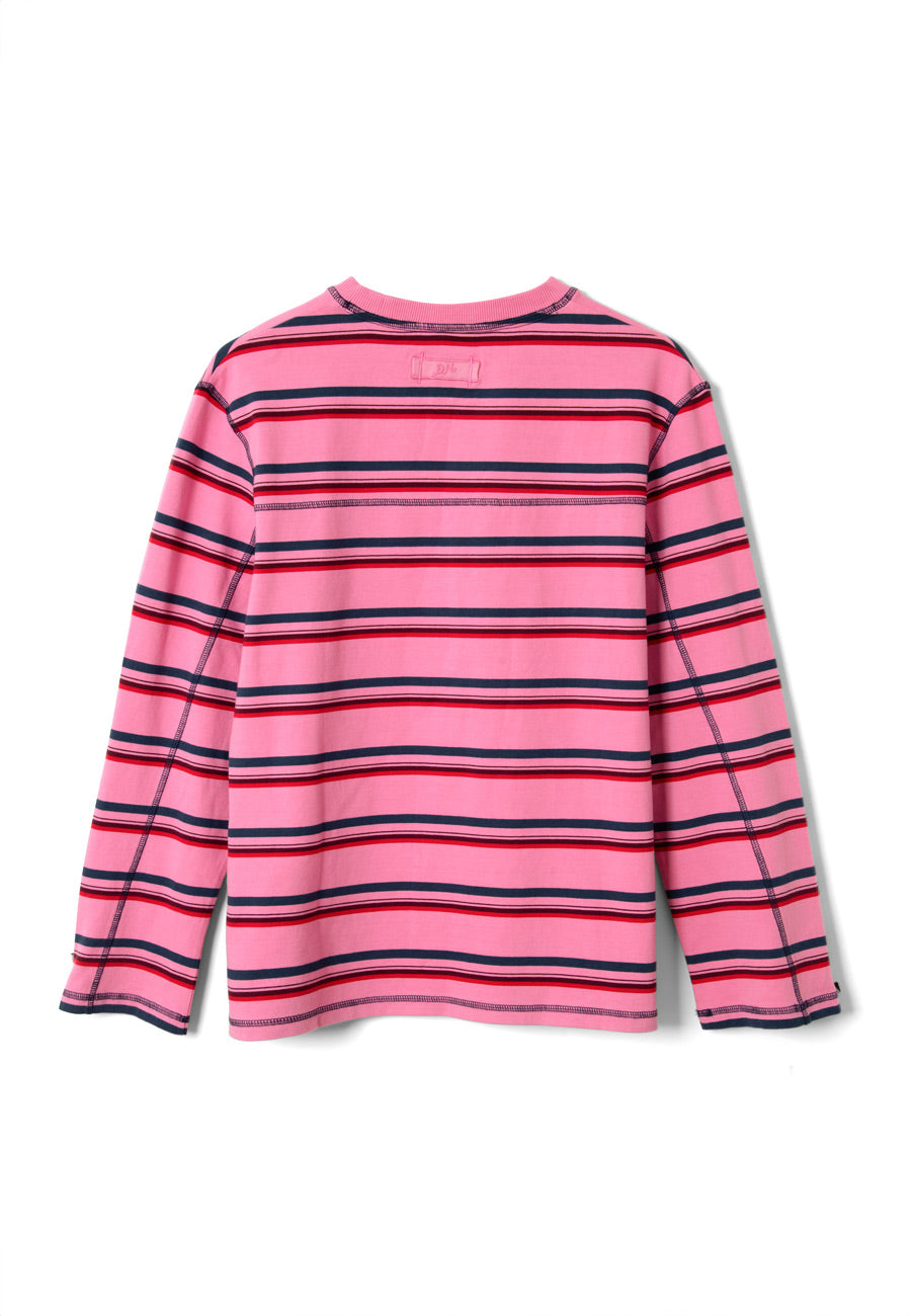 Damson Madder Samara Tee Pink Stripe