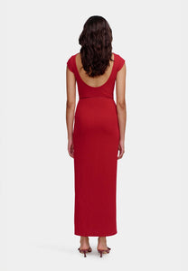 Ownley Sommer Midi Dress Ruby