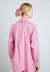 Damson Madder Carmy Shirt Pink Bold Stripe