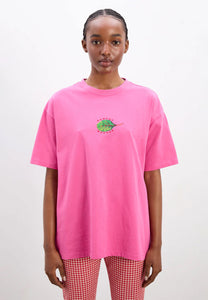 Damson Madder Salad Boyfriend Tee Pink