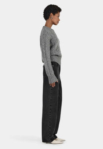 Hansen and Gretel Stevie Knit Jumper Grey Marle