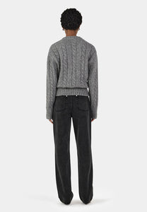 Hansen and Gretel Stevie Knit Jumper Grey Marle