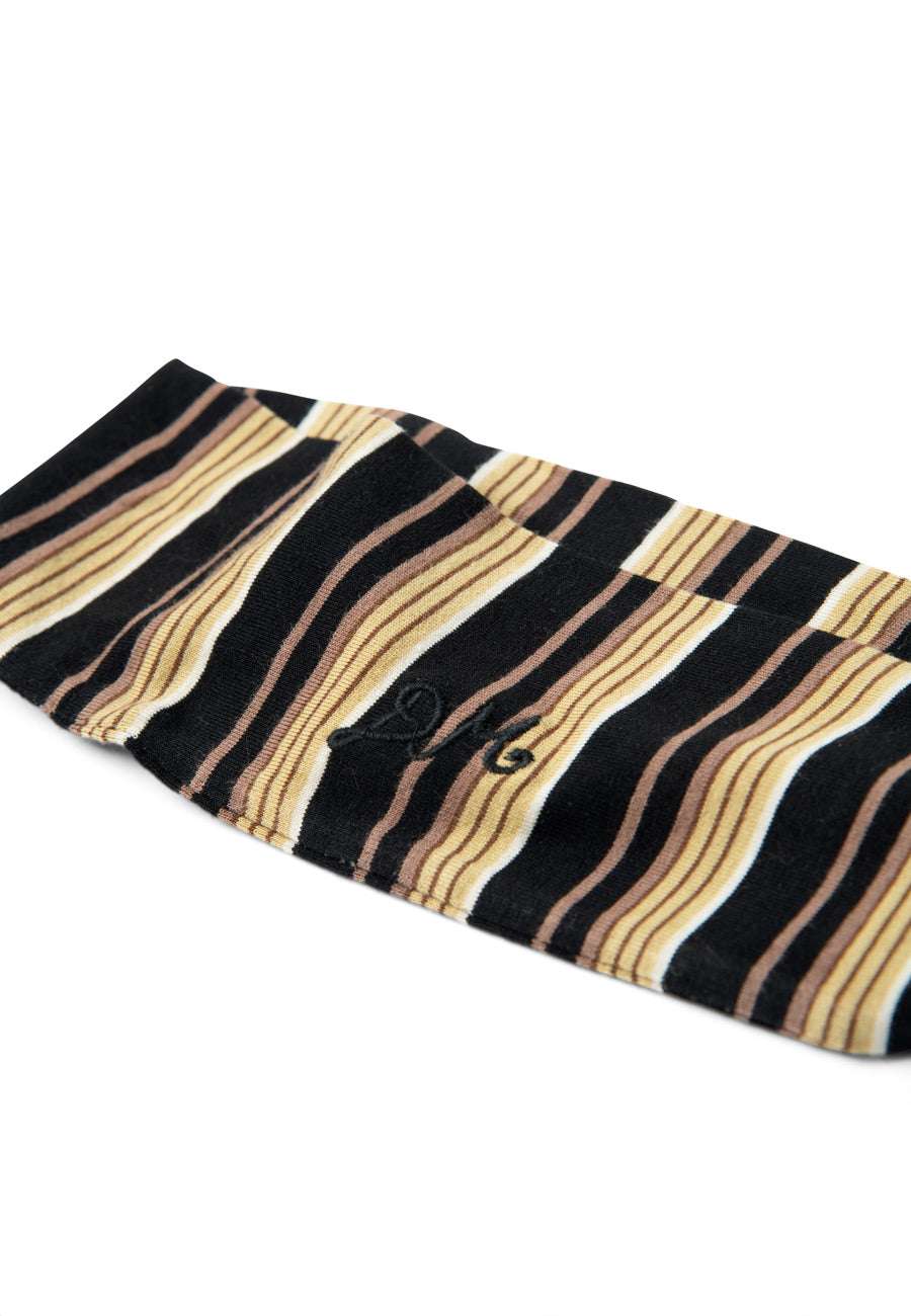Damson Madder Stripe Headband Chestnut Stripe