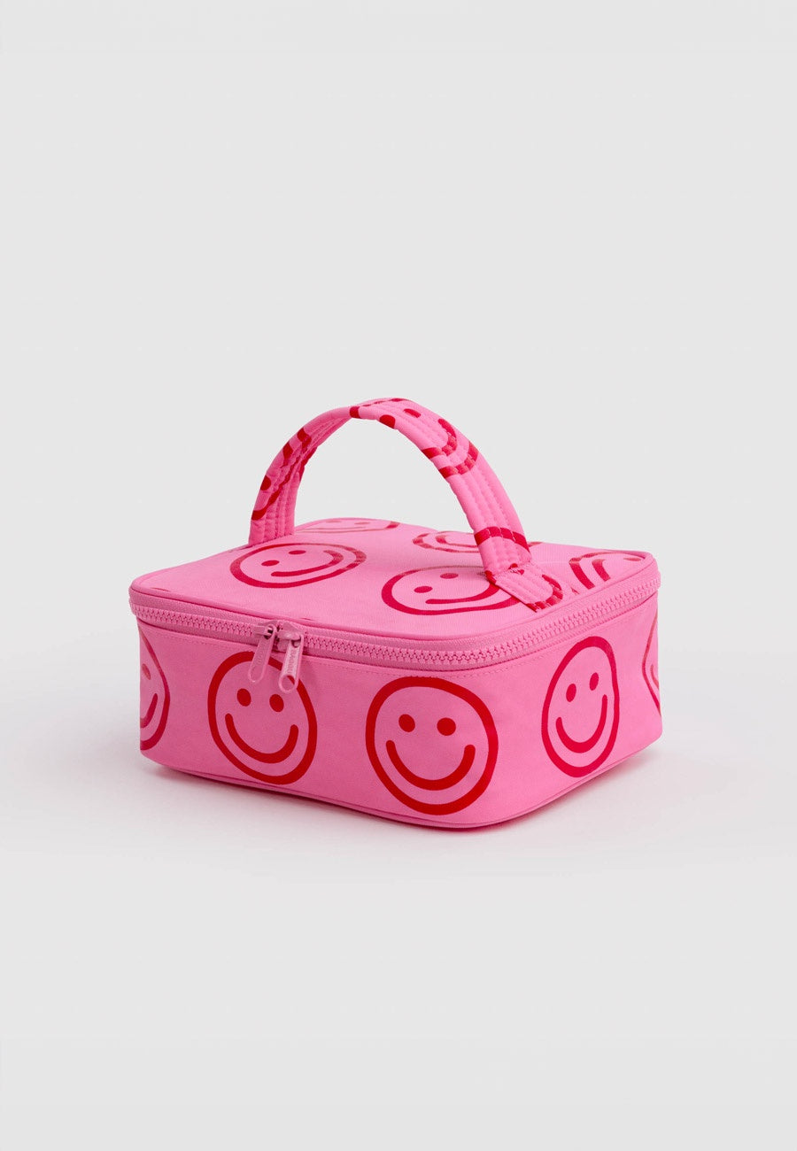 Baggu Small Cosmetic Case Azalea Pink Happy