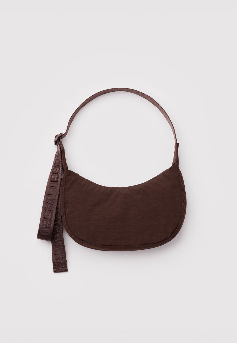 Baggu Small Nylon Crescent Bag Coffee