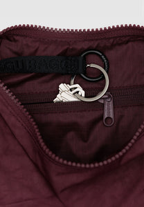 Baggu Small Nylon Crescent Bag Mahogany