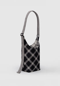 Baggu Small Nylon Sling Mixed Plaid
