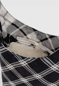 Baggu Small Nylon Sling Mixed Plaid