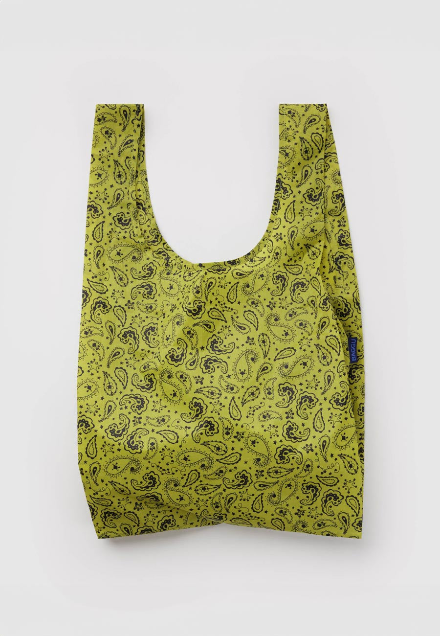 Baggu Standard Baggu Chartreuse Paisley