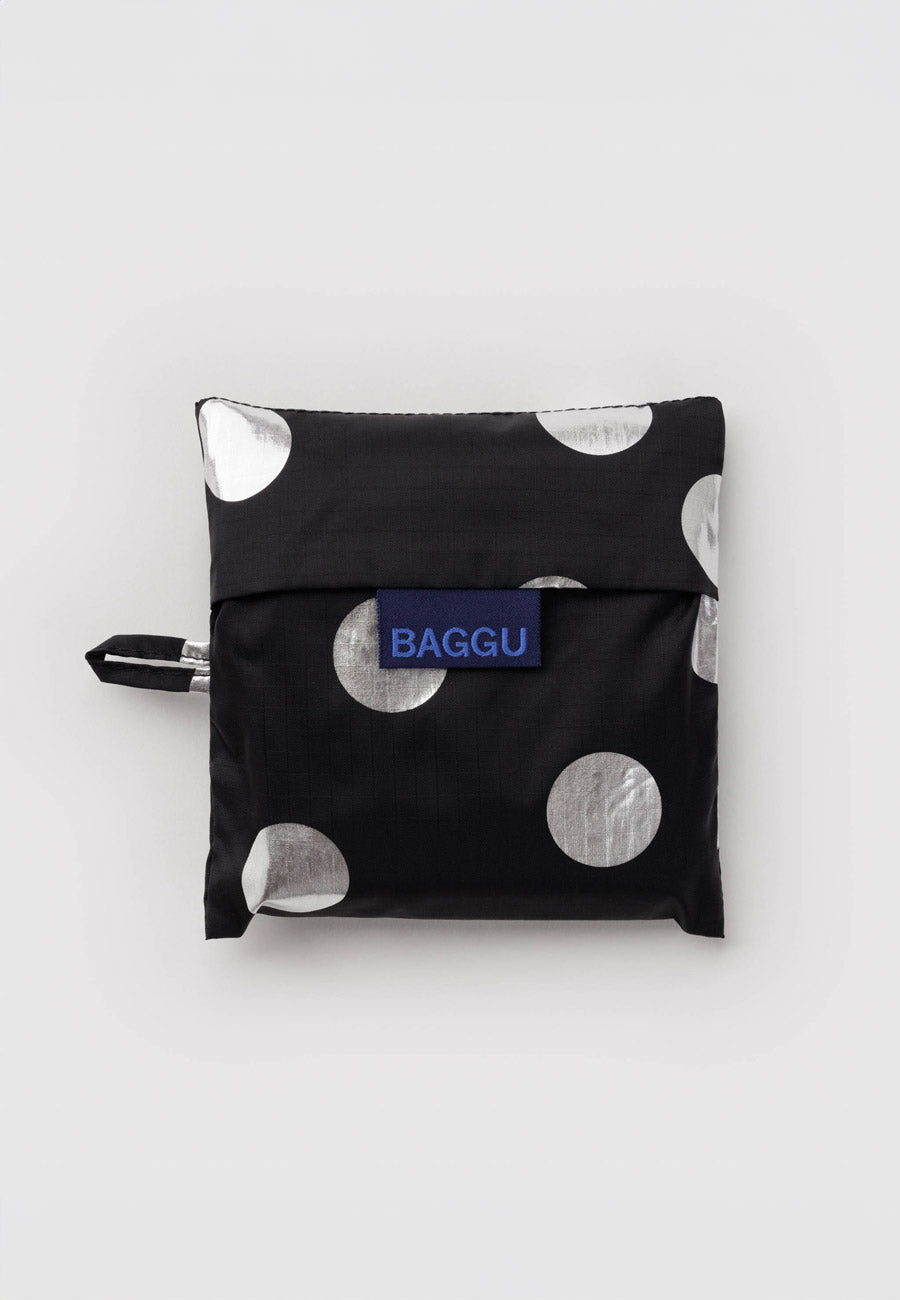 Baggu Standard Baggu Silver Metallic Polka Dot