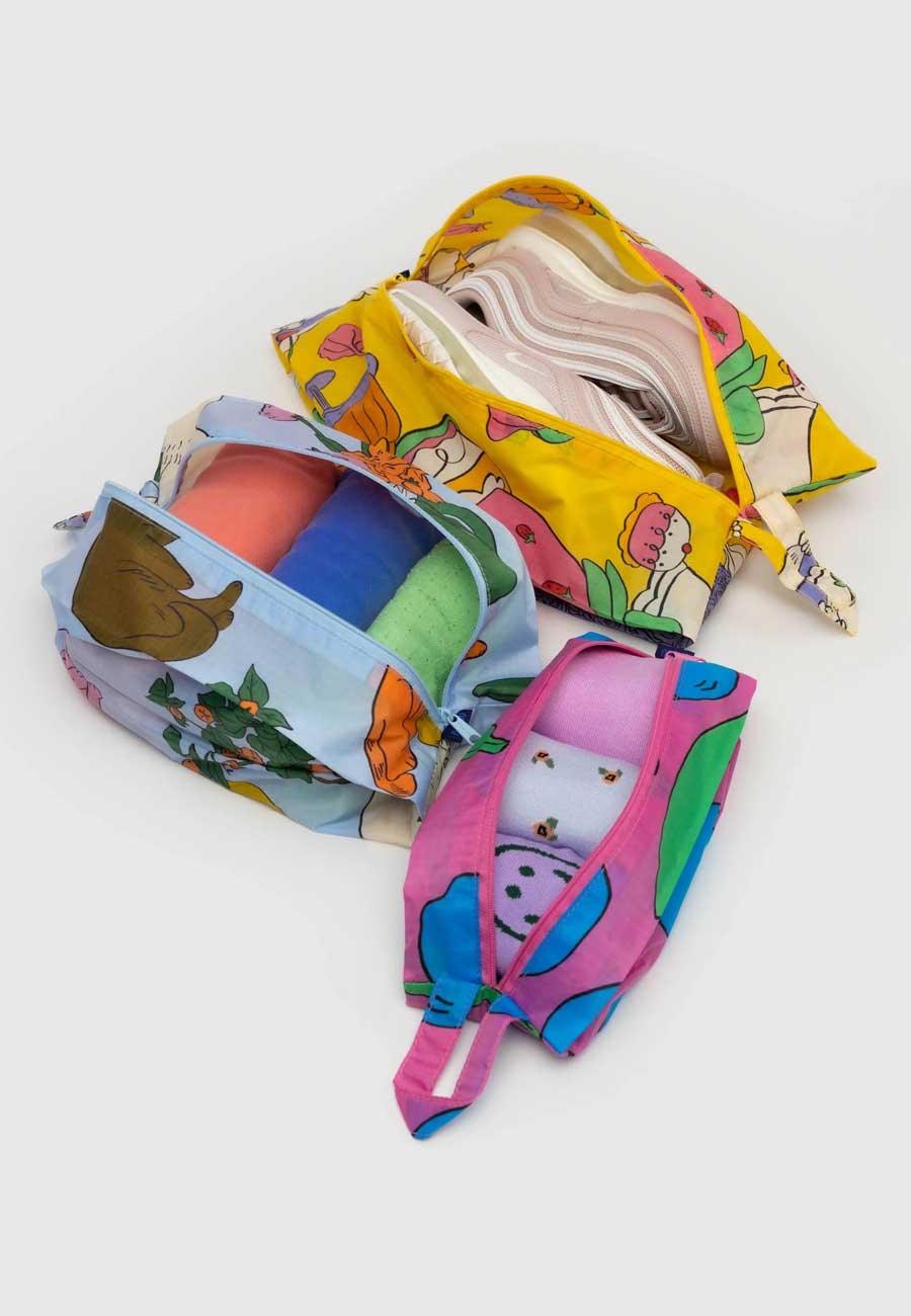 Baggu 3D Zip Set Still Life