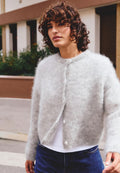 Surprise Olivia Mohair Cardigan Grey