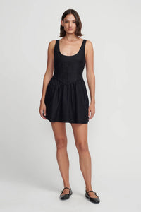 Hansen and Gretel Tiggy Mini Dress Black