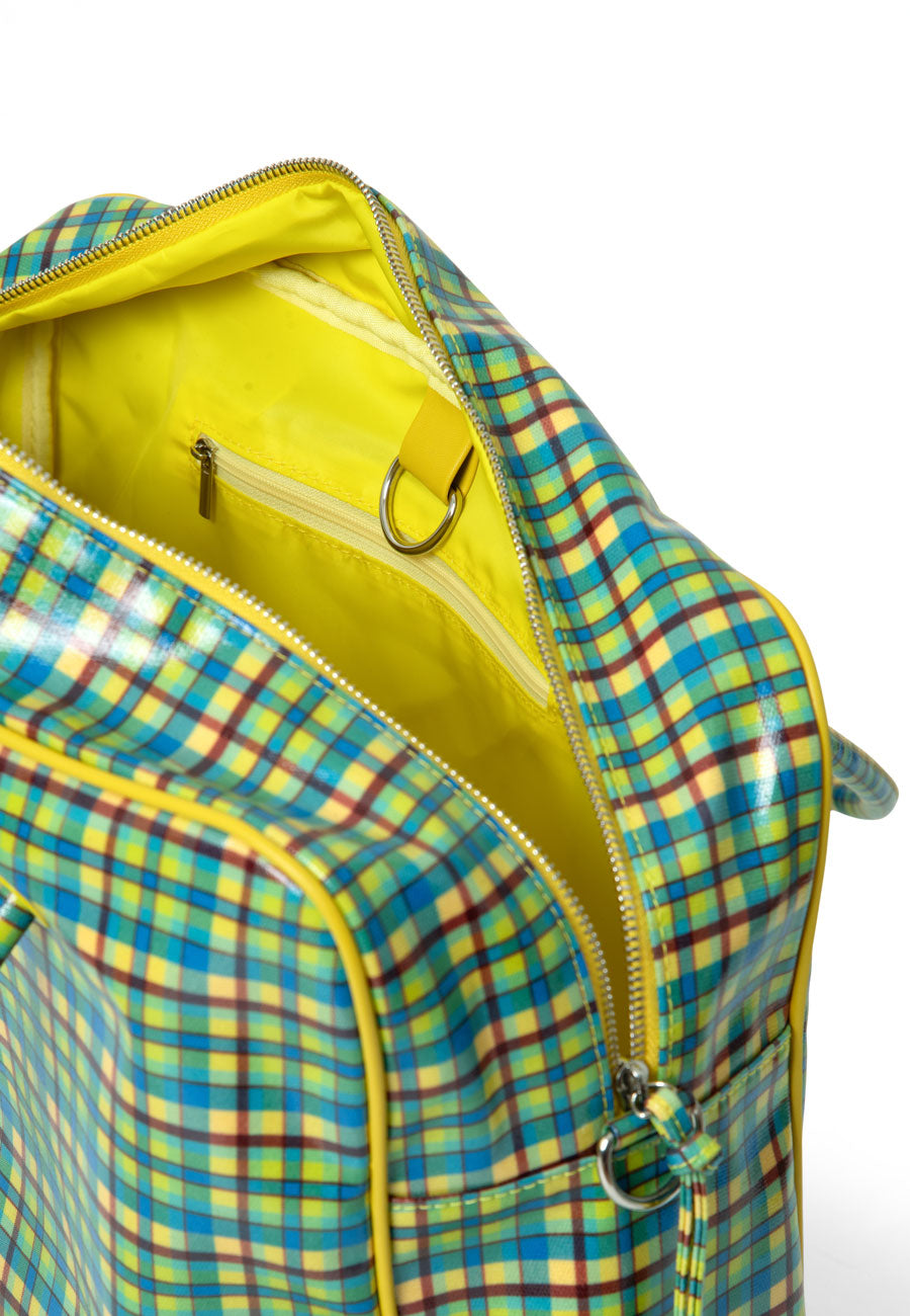 Damson Madder Truro Coated Holdall Zesty Check