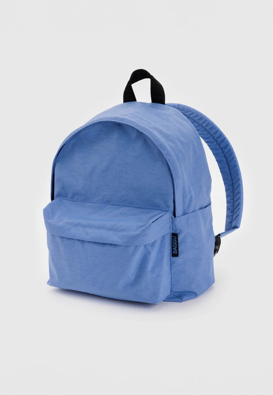 Baggu Medium Nylon Backpack Pansy Blue
