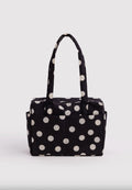 Baggu Everyday Cloud Bag Black and Cream Polka Dot