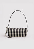 Baggu Nylon Loaf Bag Black and Cream Gingham PRE-ORDER