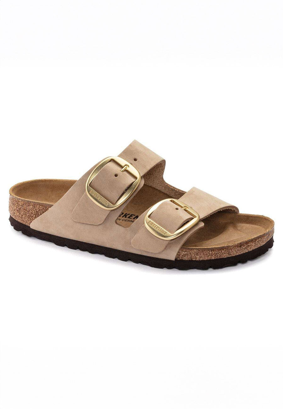 Birkenstock Arizona Big Buckle Nubuck Sandcastle