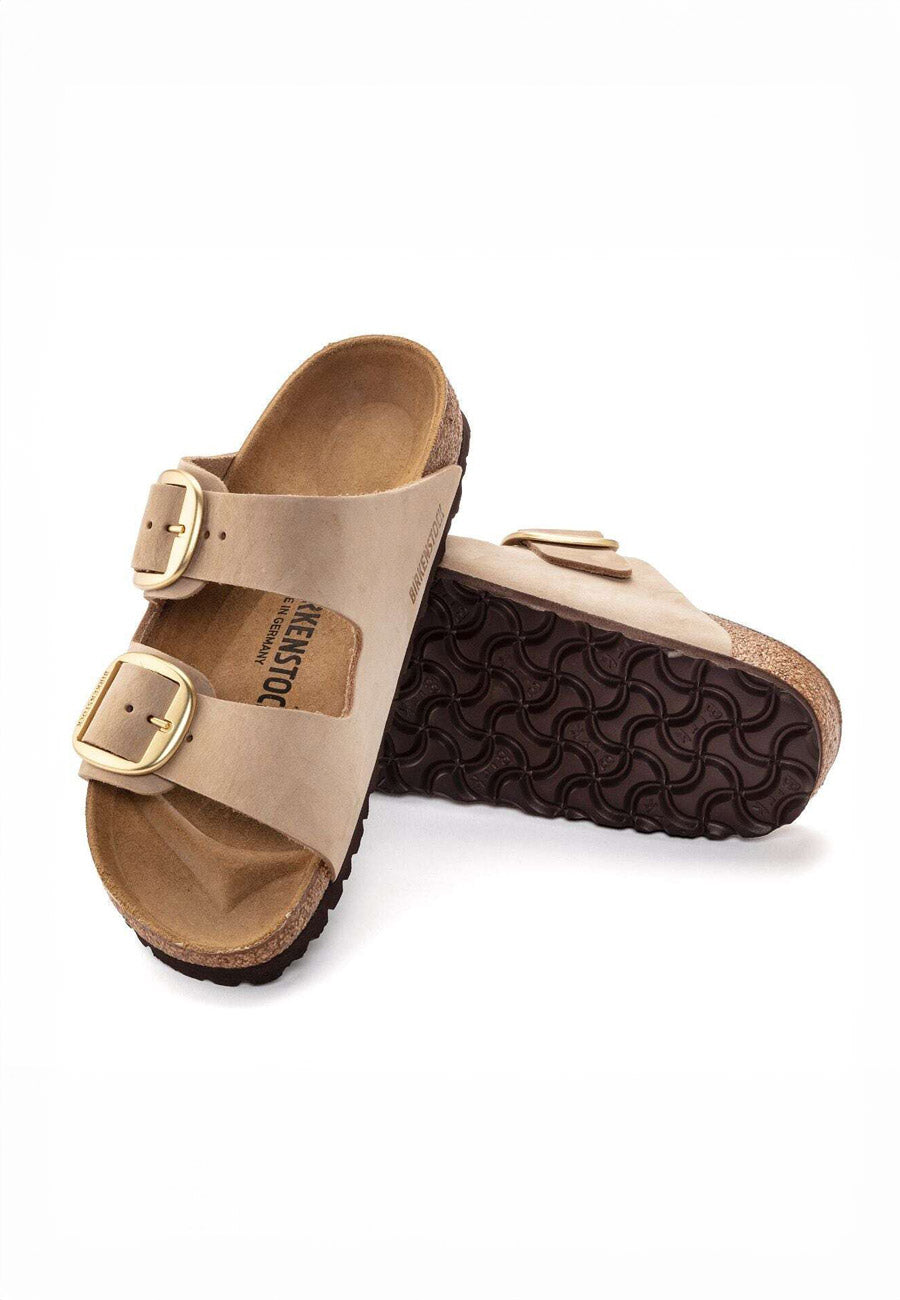 Birkenstock Arizona Big Buckle Nubuck Sandcastle