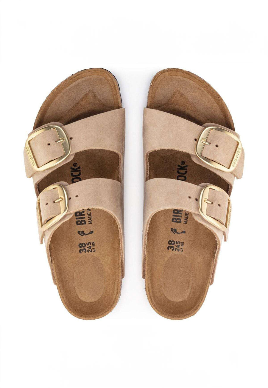 Birkenstock Arizona Big Buckle Nubuck Sandcastle