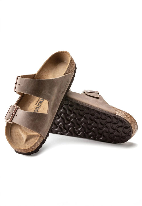 Birkenstock Arizona Oiled Leather Tobacco Brown