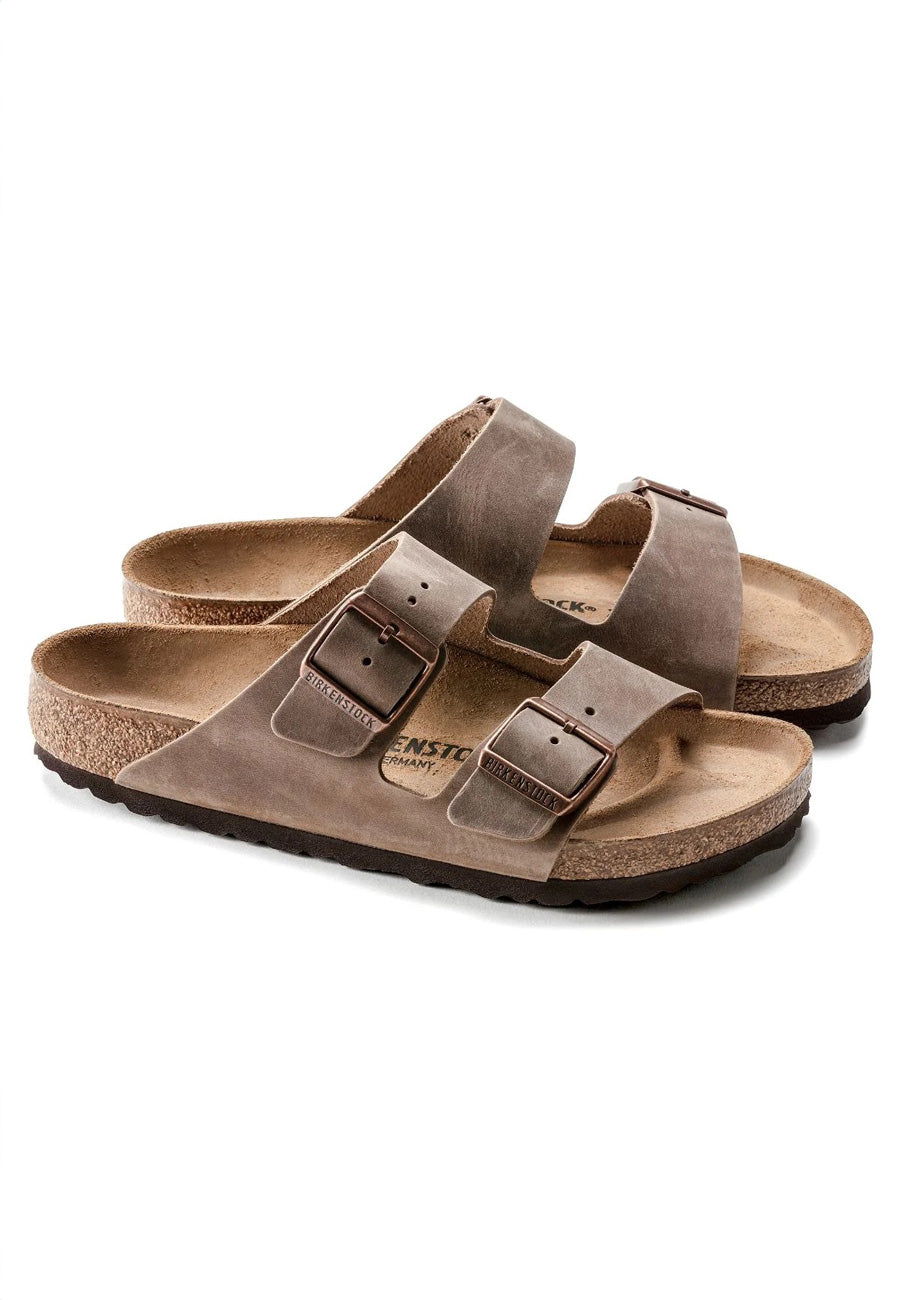 Birkenstock Arizona Oiled Leather Tobacco Brown