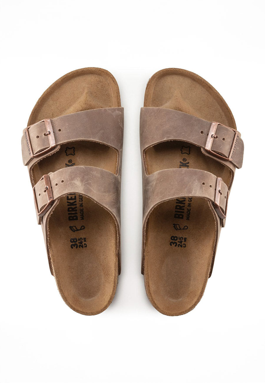 Birkenstock Arizona Oiled Leather Tobacco Brown