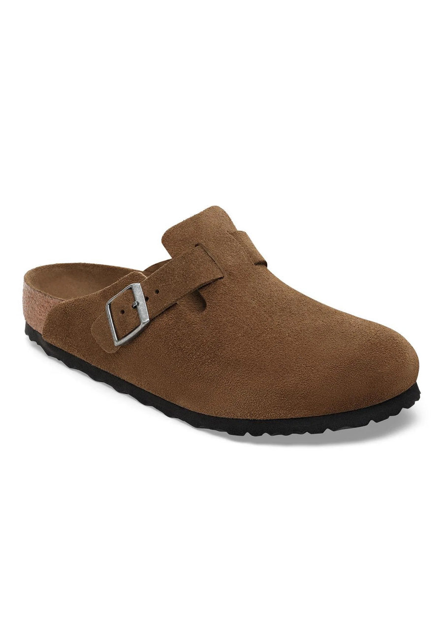 Birkenstock Boston SFB Suede Dark Tea – Uncommon