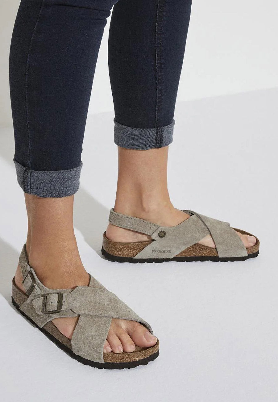 Birkenstock Tulum SFB Suede Taupe
