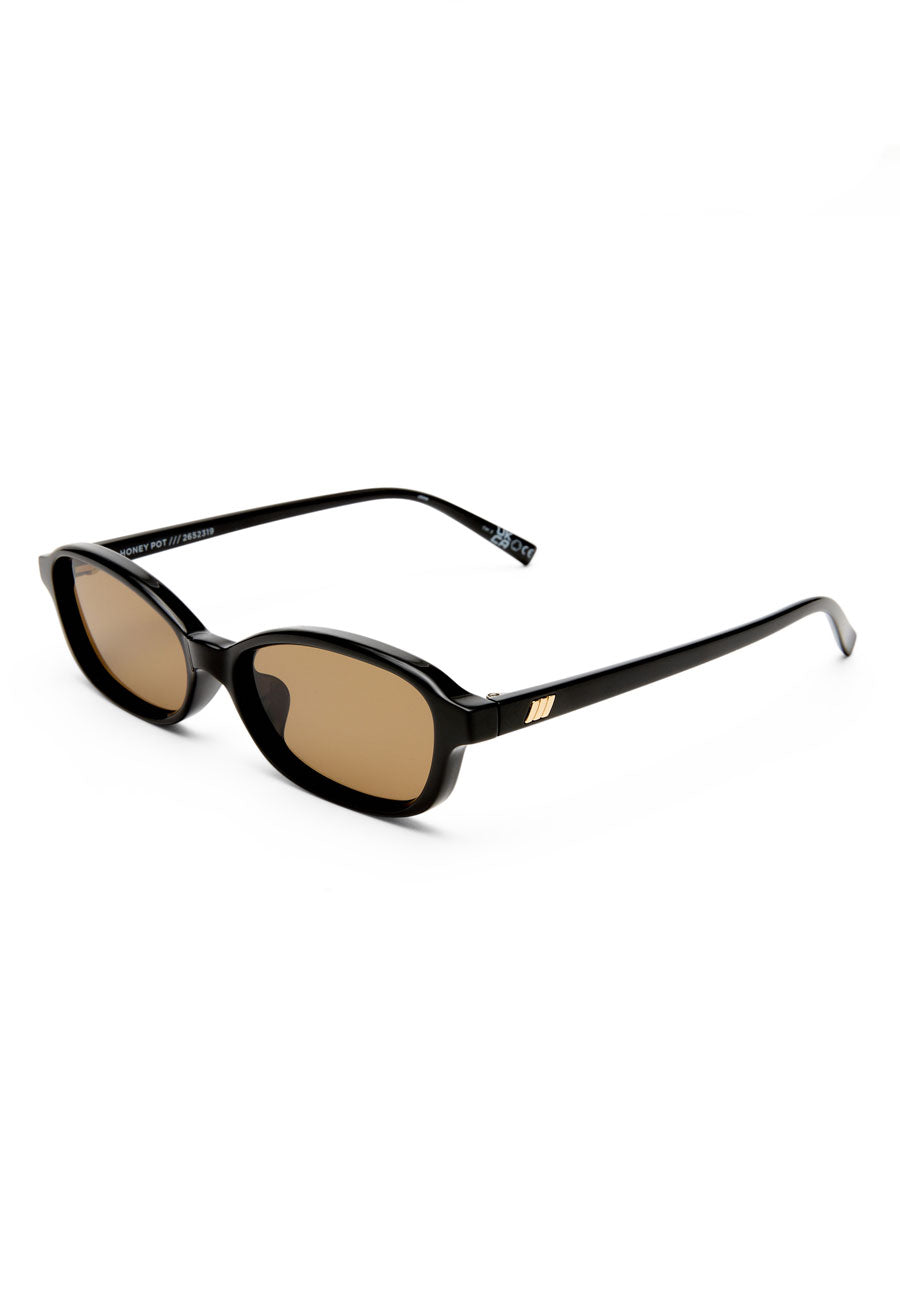 Le Specs Honey Pot Black