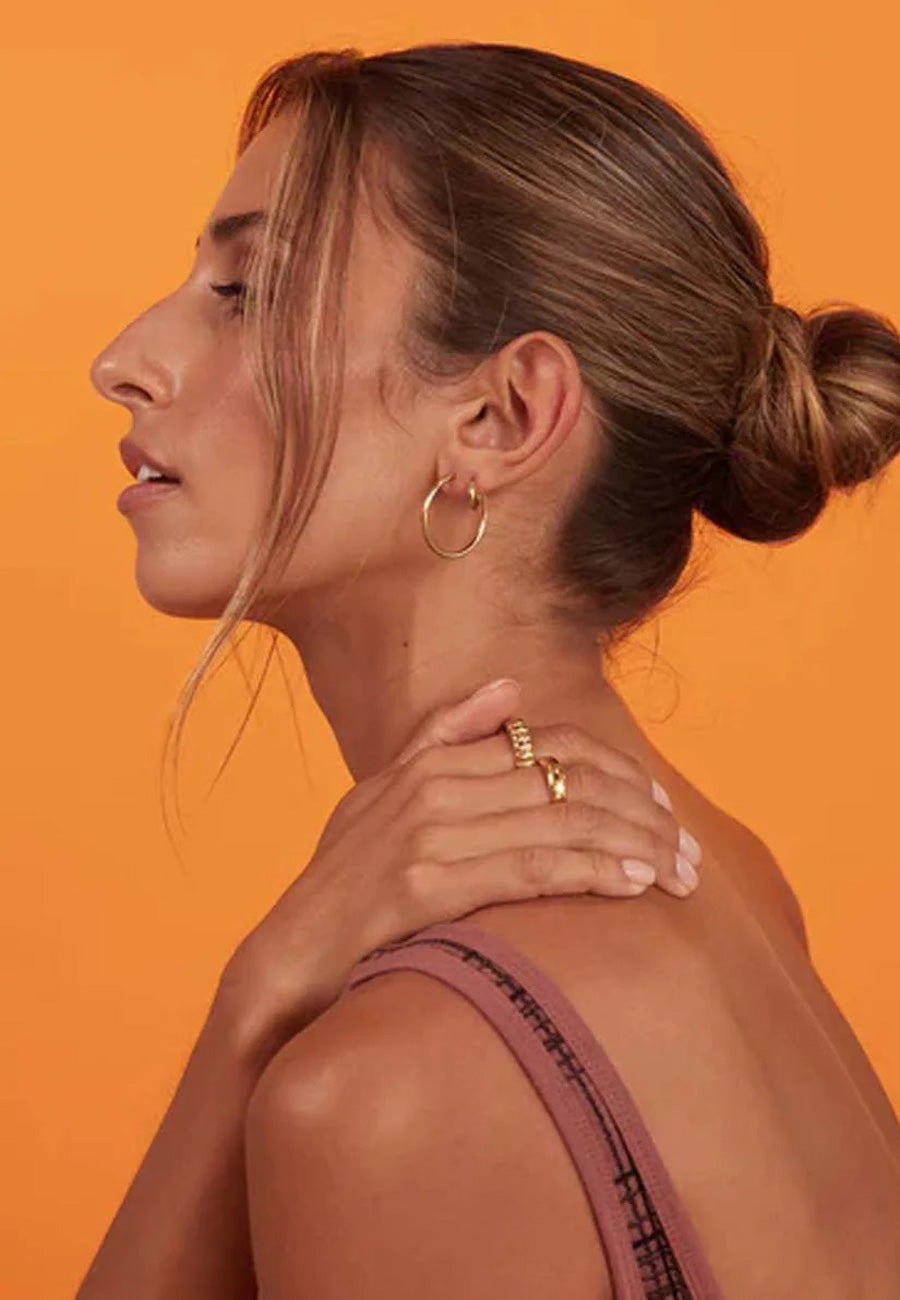 Porter Jewellery 90's Hoops Gold 25mm