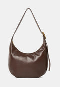 Brie Leon Large Everyday Croissant Bag Chocolate