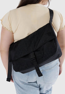 Baggu Nylon Messenger Bag Black