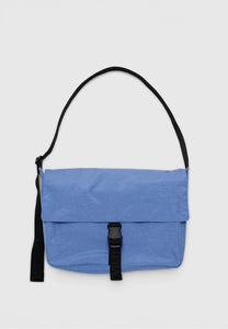 Baggu Nylon Messenger Bag Pansy Blue