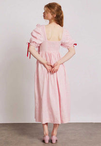 Damson Madder Rhea Dress Pink Gingham