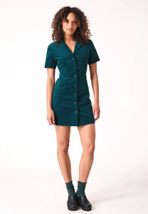 Rolla's Francoise Stretch Cord Dress Forest