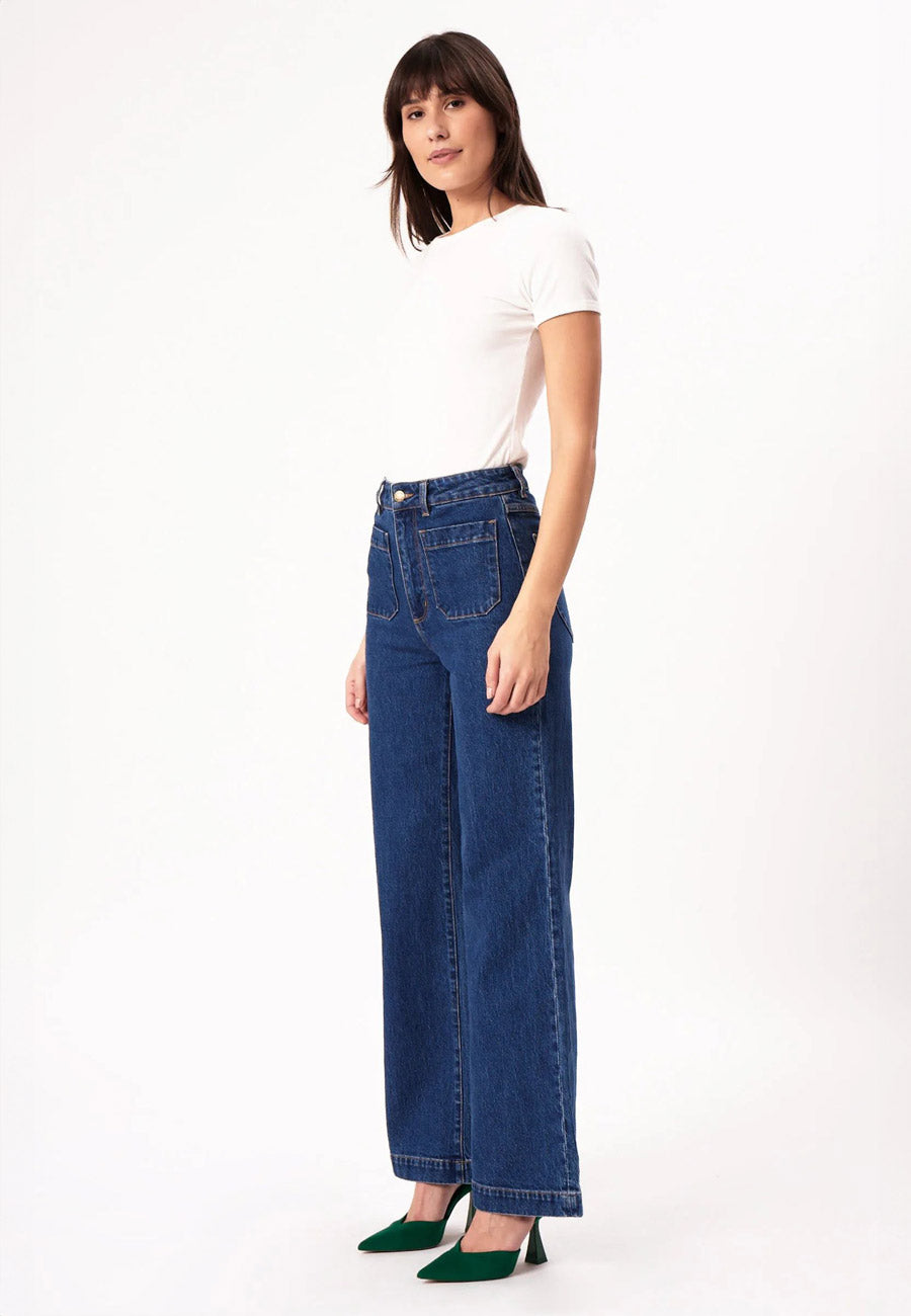 Rolla's Sailor Jeans Long Eco Ruby Blue