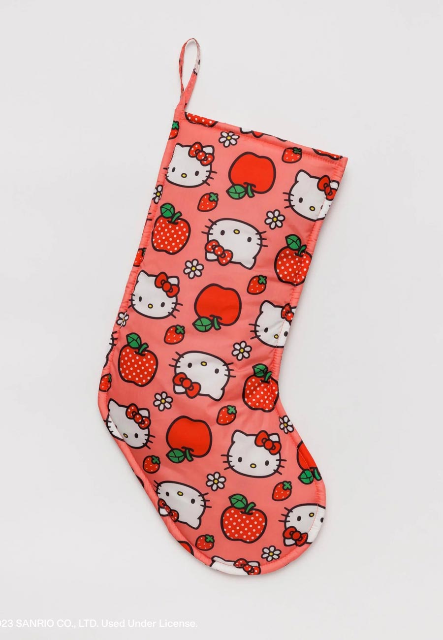 Baggu Holiday Stocking Hello Kitty Apple