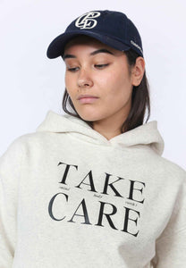 Commonplace Take Care Hoodie Grey Marle