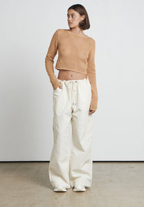Bare by Charlie Holiday The Parachute Pant Ecru