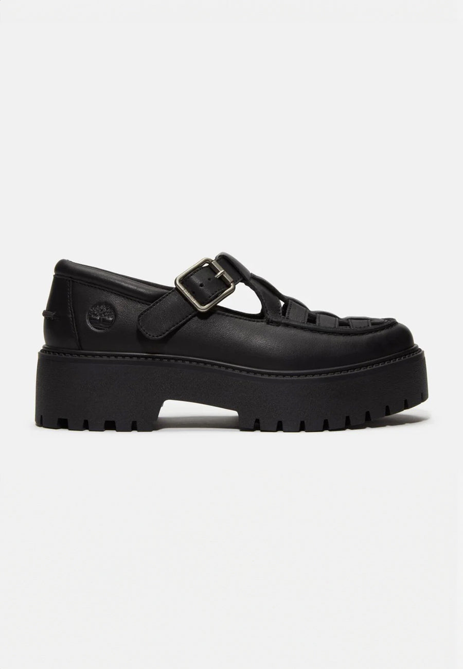 Timberland Stone Street Buckle Black Full Grain
