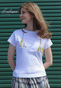 Rhoda Nunn Off-Cut Tee Uncommon Plaid